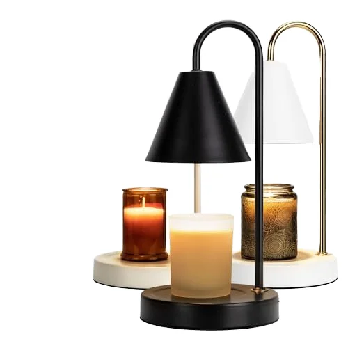 Warmer Lamp Heater Lamp Retro Lantern Wax Candle Melting Warmer Light glass Aromatherapy Burner Fragrance Candle