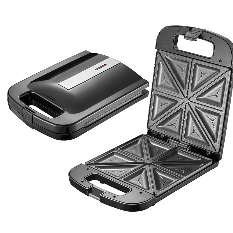 4 slice Breakfast Electric Toasting Machine Waffle And Grill Sandwich Maker Toaster Beaf Meat Steak Maker Hand Press