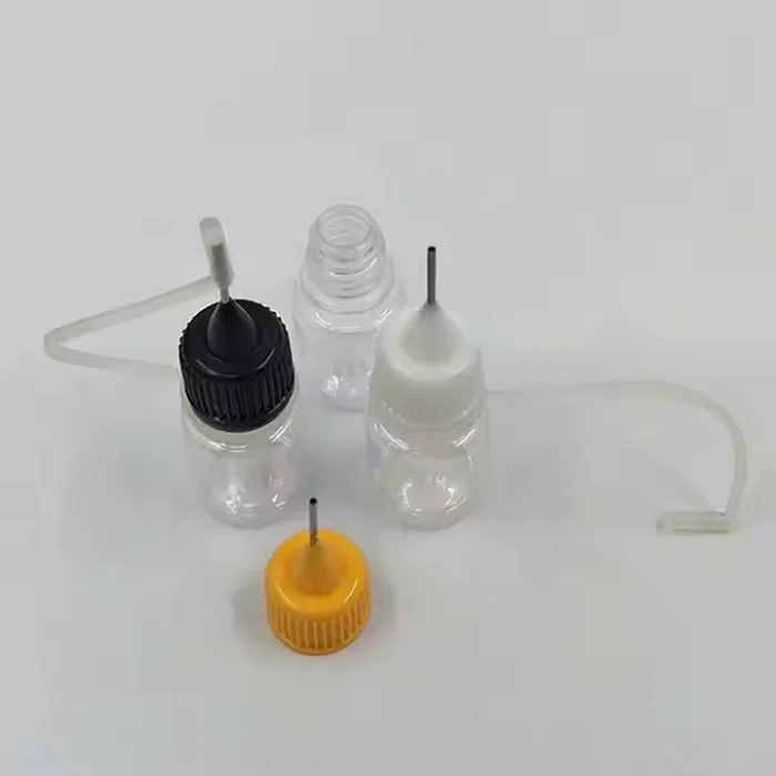 10 ml needle tip applicator bottle PET needle tip plastic dropper oil fill bottle needle tip plastic bottle