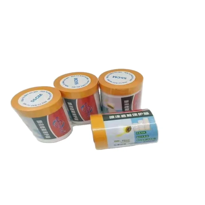 customized size orange green color masking washi covering tape for Auto sheet metal painting