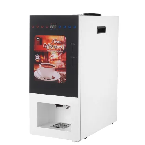 Intelligent Smart Automatic Commercial Instant Bean To Cup Coffee Making Coffee Vending Machine