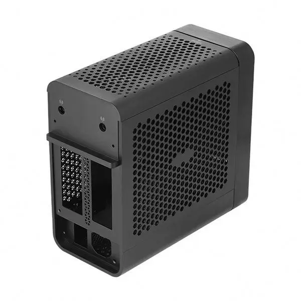 Aquarium Computer Case Mini Itx Low Price Pc Casing Ice Drill Ready-Made Test Bench Desktop Clear Blue Powertrain China Design