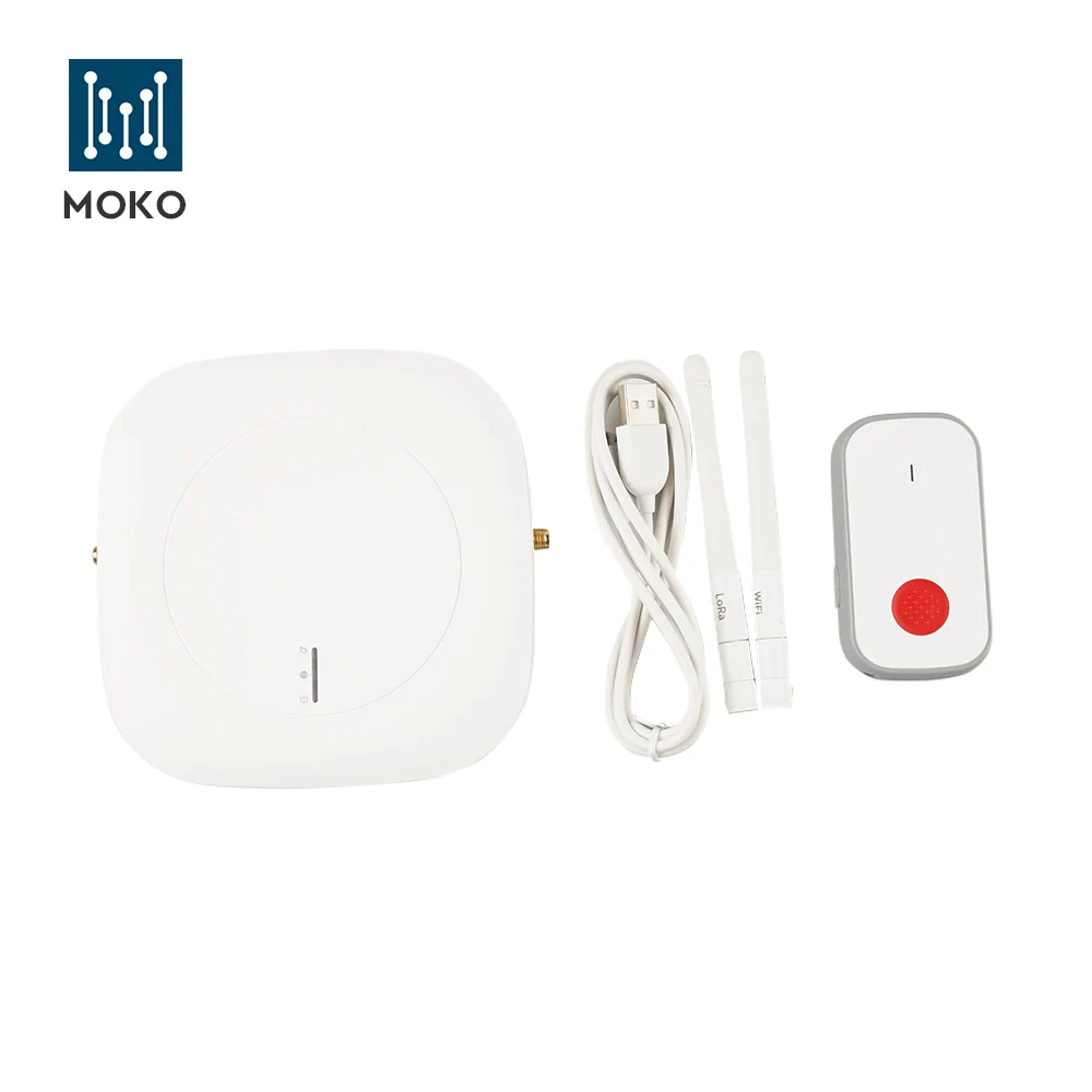 Helium LoRaWAN GPS People Tracker SOS Panic Button for Visitor/Staff Management