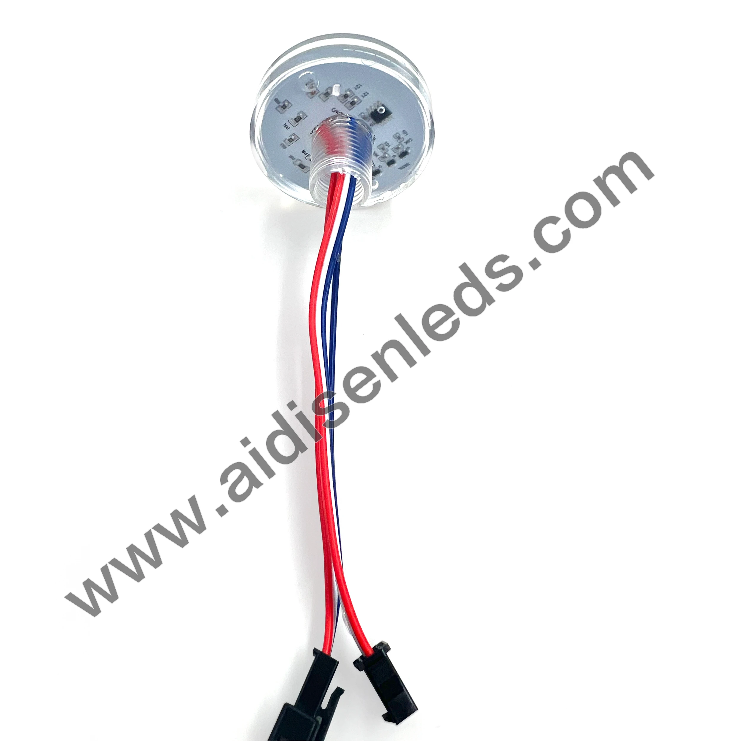 DC12v/24v 54 мм 12 светодиодов smd5050 RGB пиксельные огни адресуемые программируемые парка развлечений