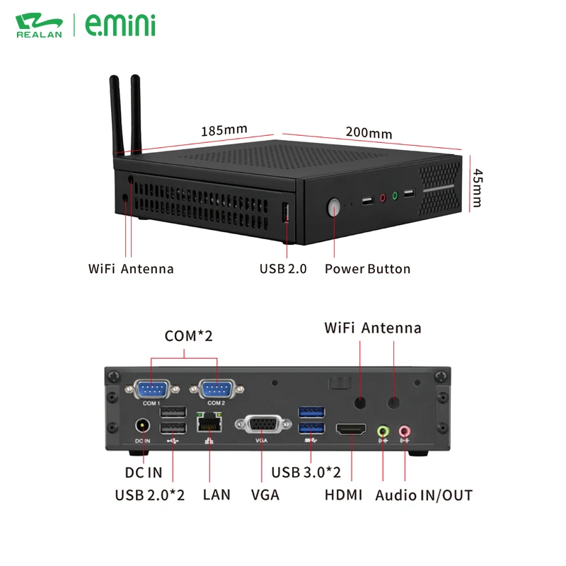 compact mini pc industrial linux OEM manufacturer