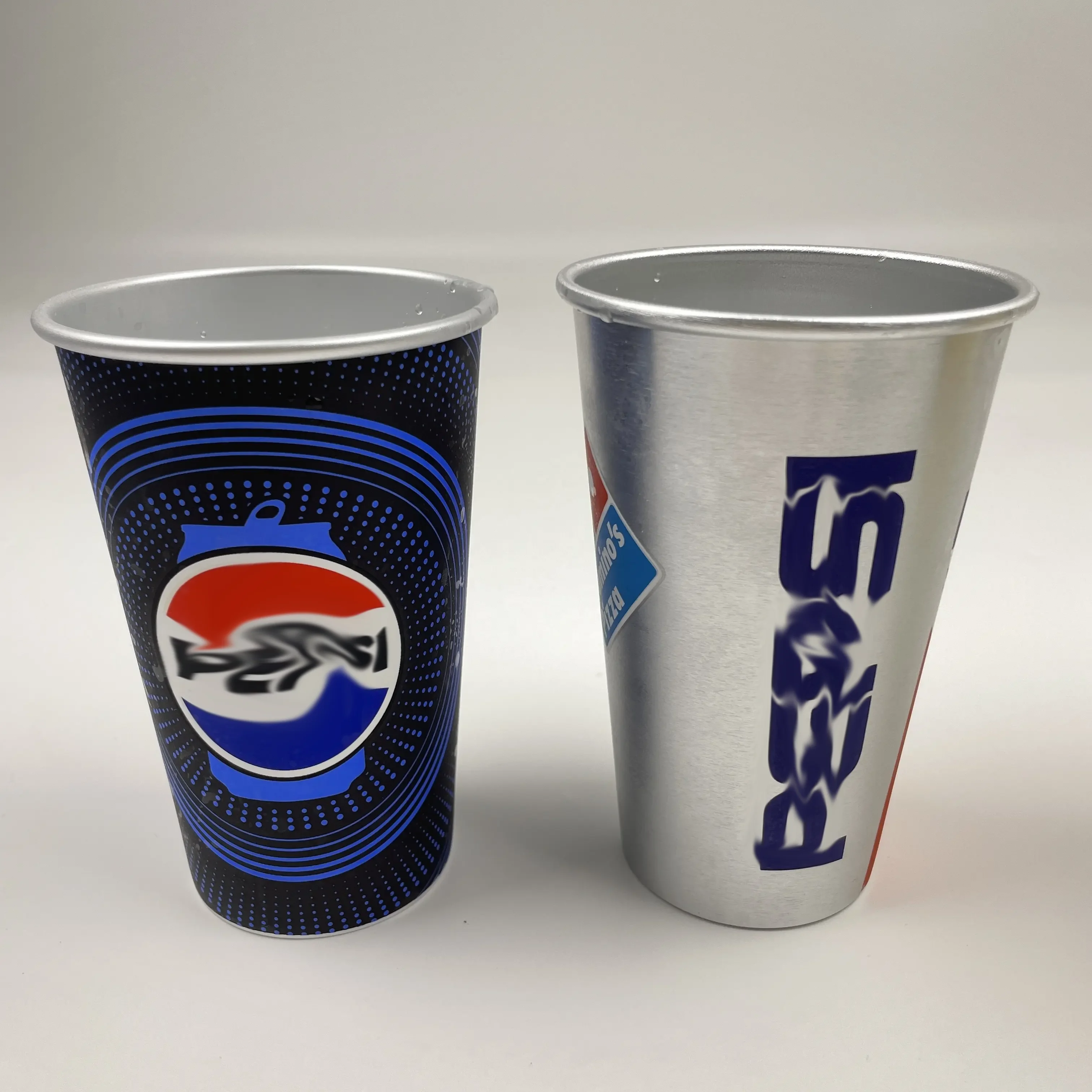 High Quality Bright Anodized Retro 400ml aluminium color changing cup color changing cup