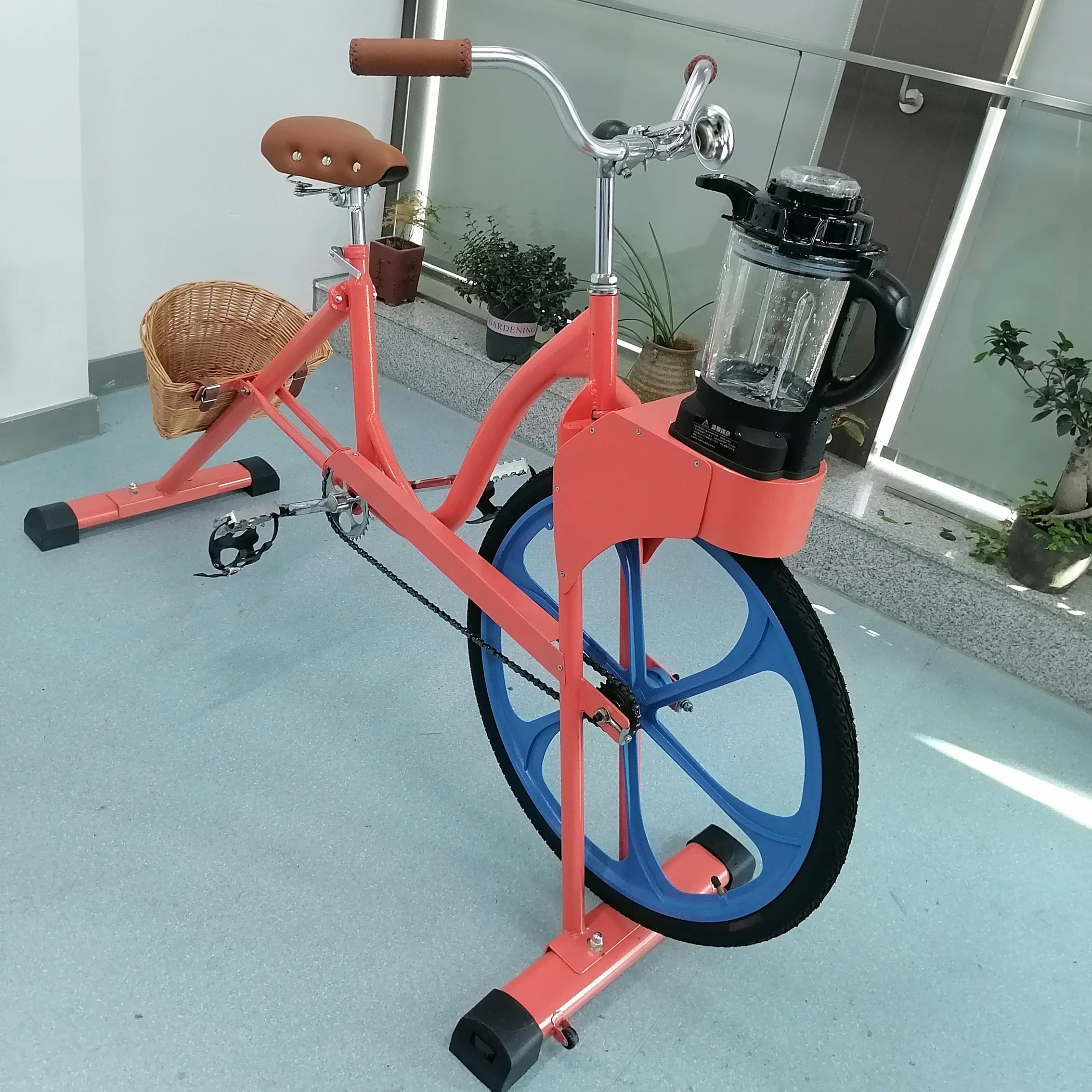 EXI Fitness Band exercise bike /steel Body Building Upright Bike/non-electric pedal
