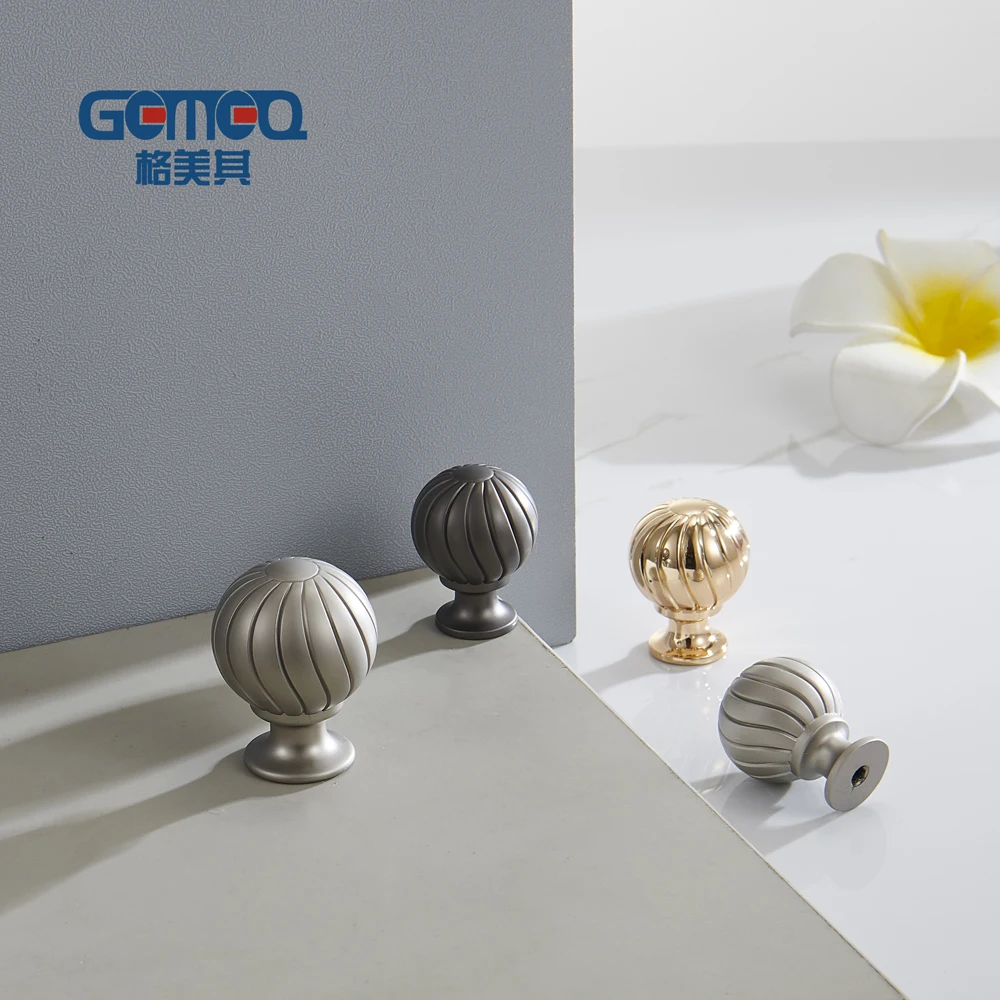 Direct Manufacturer Customized Item Luxury Gold Door Knobs Drawer