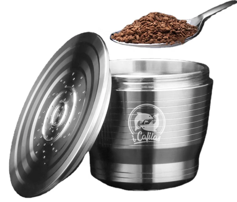 espresso Coffee Capsule Stainless Steel Refillable Reusable Coffee Capsules Pod