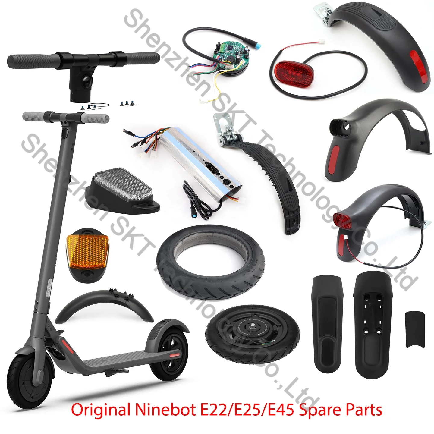 Original Scooter accessories Nine--bot E22/E25/E45 Electric Scooter Spare Parts for Nine-bot E series electric scooter Parts