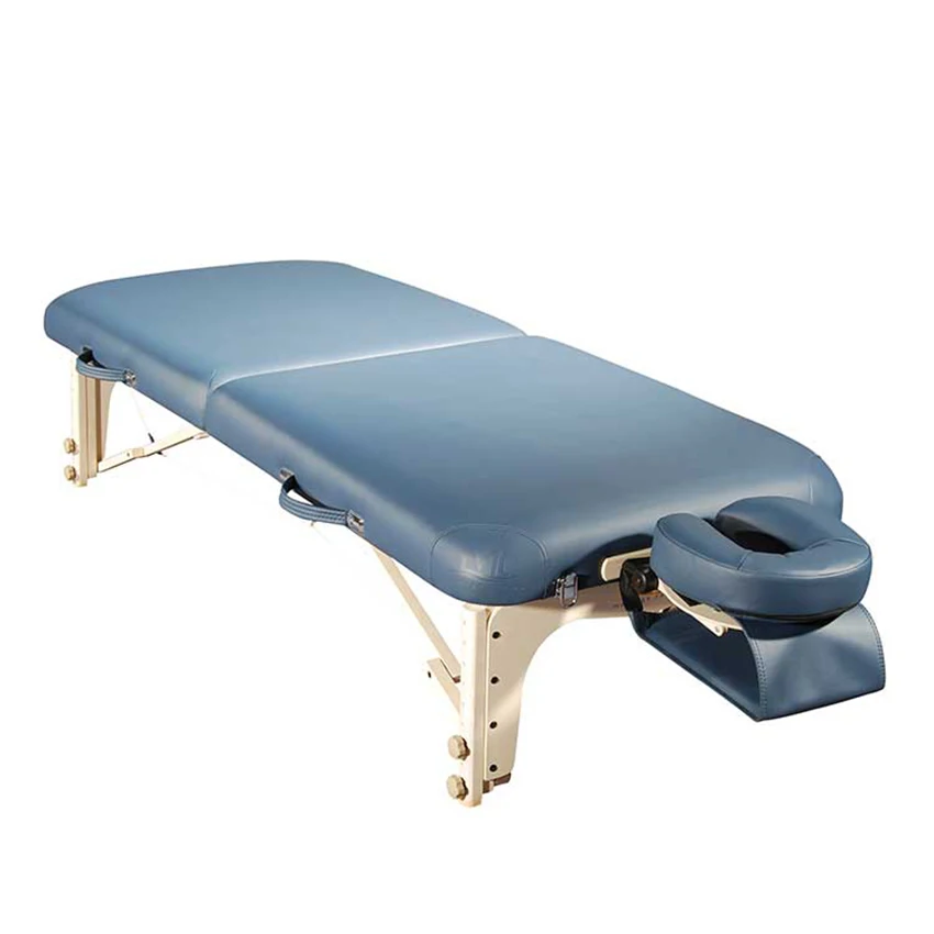 Mt Luban-Nadine Factory Custom 2 Section Backrest Milking Wooden Folding Adjust Luxury Spa bed Massage Table Tattoo Bed