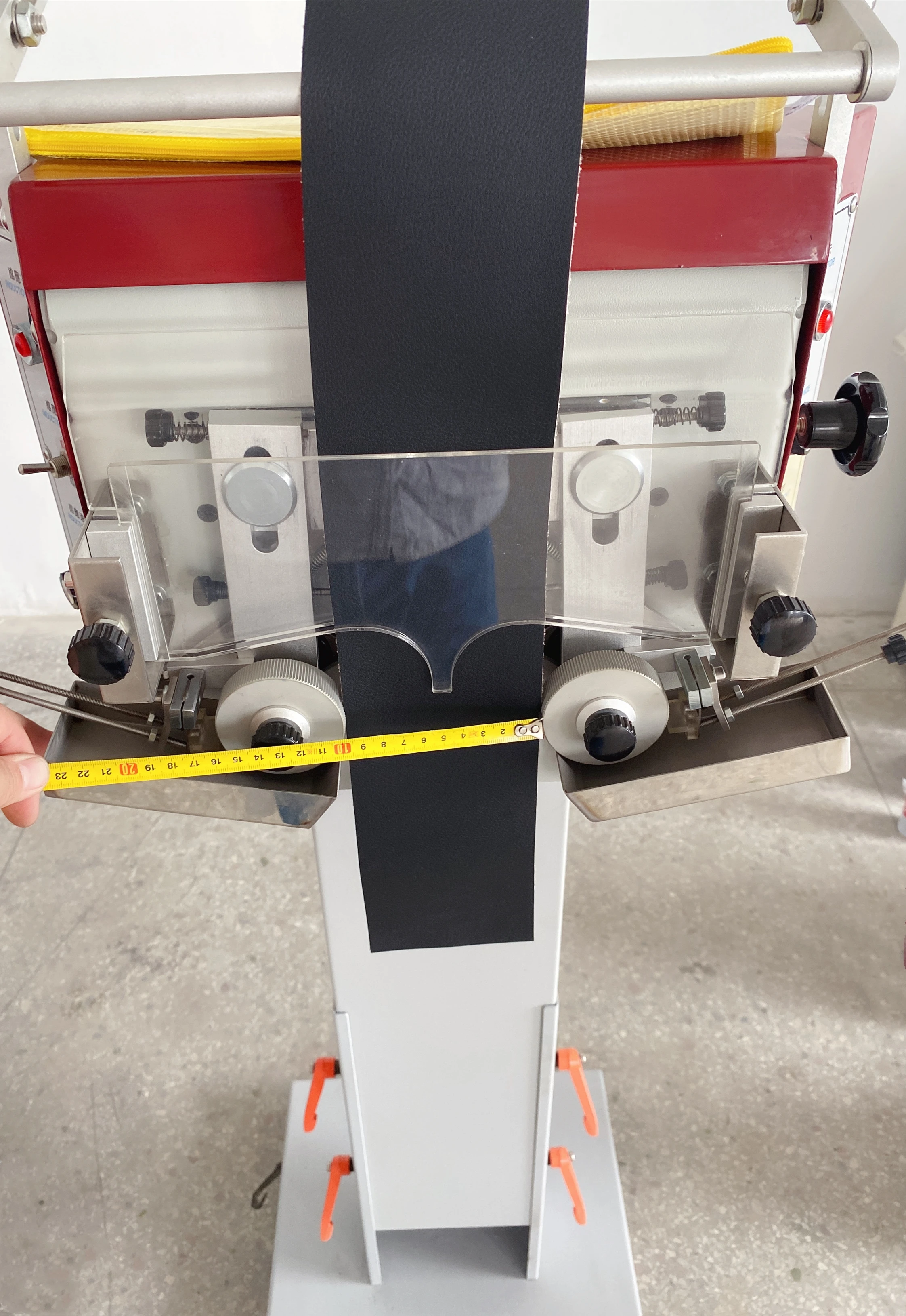 JN-307 Double Side Leather Belt Strap Edge Painting Machine Handbag Edge Coloring Inking Machine