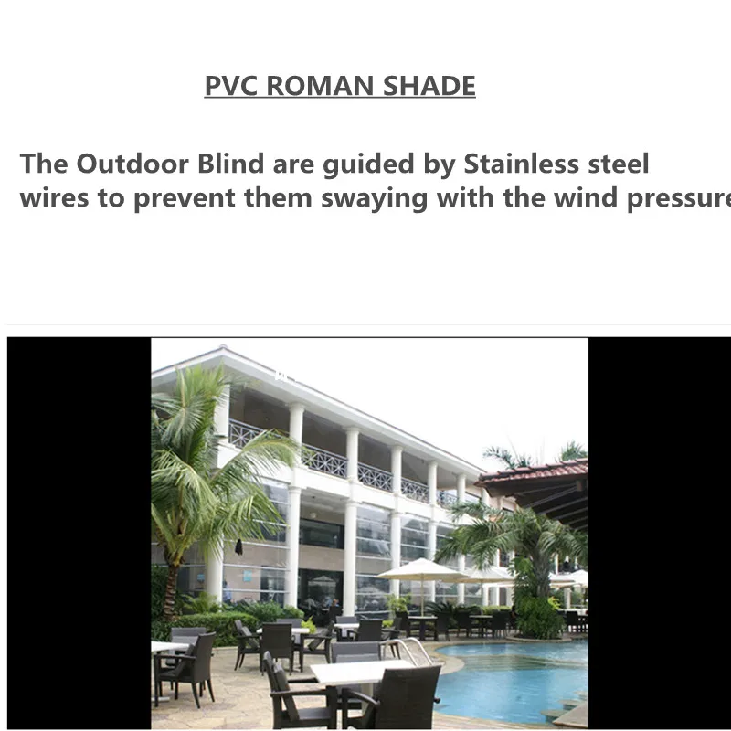 Waterproof PVC French Window Crank or Cord Romapunch Equipment Monkick Boxing Glovestransparent Outdoor Garden Patio Sea Beach