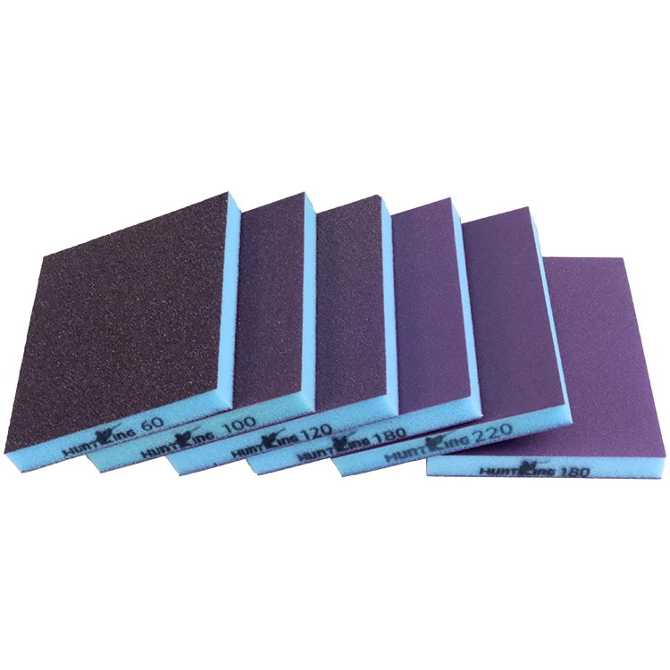 Superfine Washable Sand Sponge Abrasive Sanding Blocks Wet Dry Sandpaper Sponge