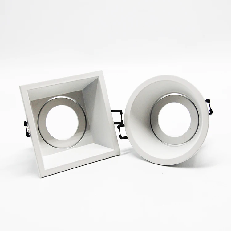 Adjustable led light housing MR16 GU10 recessed ceiling light fitting downlight frame