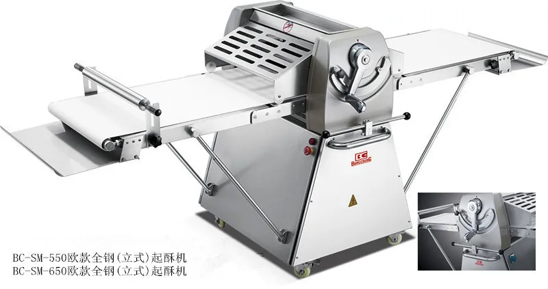 Commercial Kitchen Bakery Equipment Standing Type Pastry Dough Sheeter