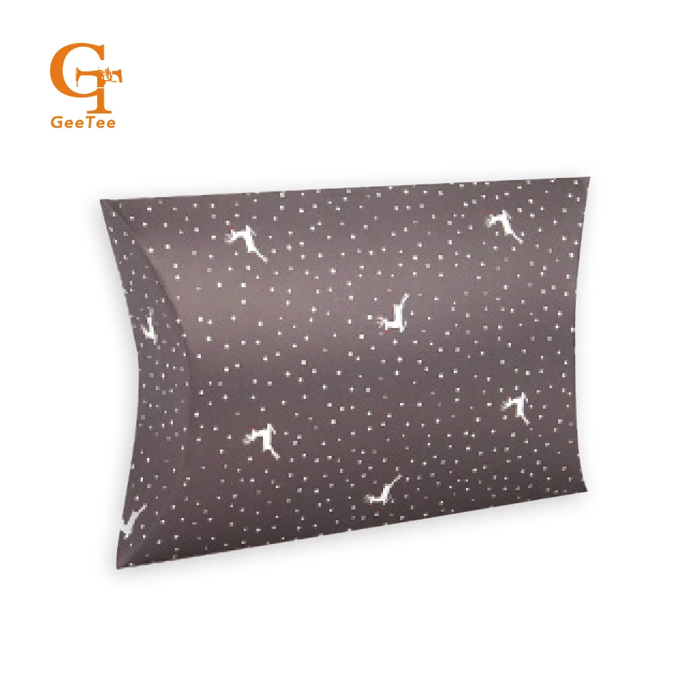 Wholesale small MOQ custom hair pillow boxes for bundle wig packaging extension packaging