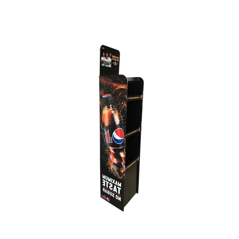 Advertising Pop Cardboard Display Unit Box Carton Small Counter Table Top Snack Bar Display Stand Cardboard Display Stand