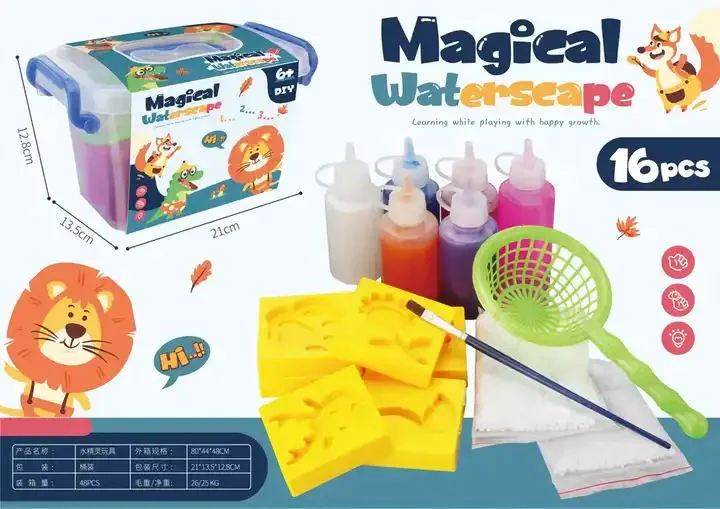 Hot Selling DIY Magical Water waterscape Magic Water Elf Toy Creative Water Elves Toy Kit For Kids