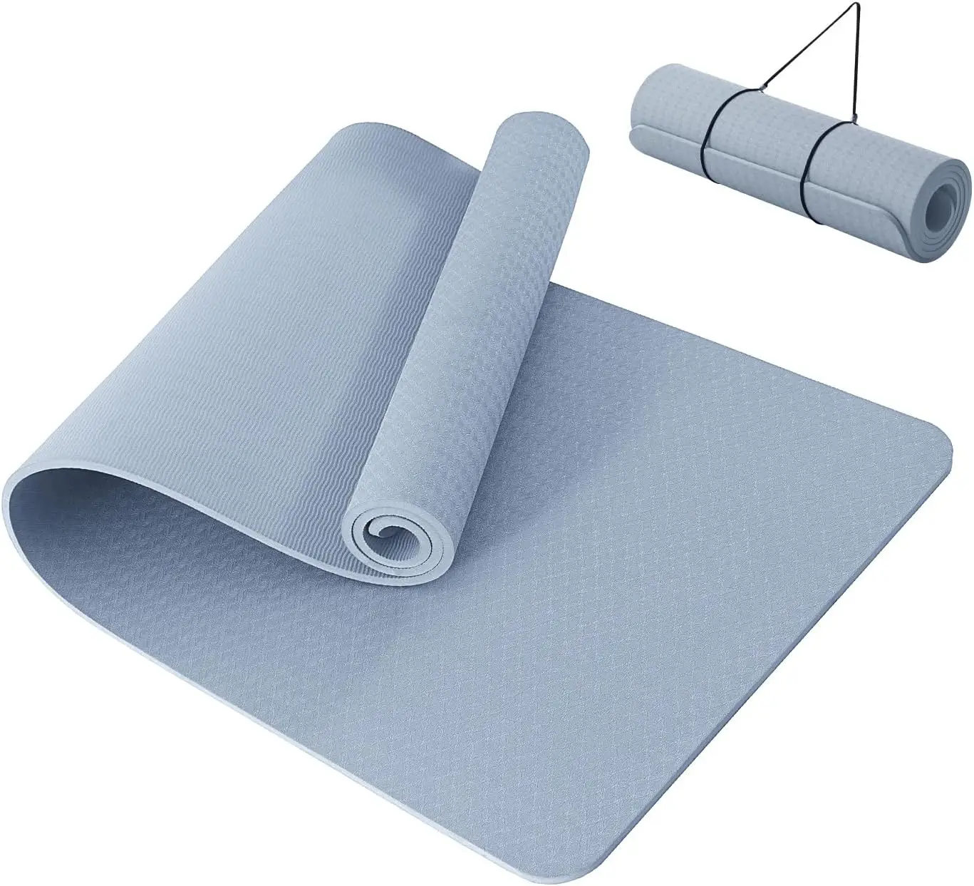 Custom Print Yoga Mats Eco Friendly Exercise Mat Portable Waterproof Foam Soft EVA Yoga Mat with Carry Bag