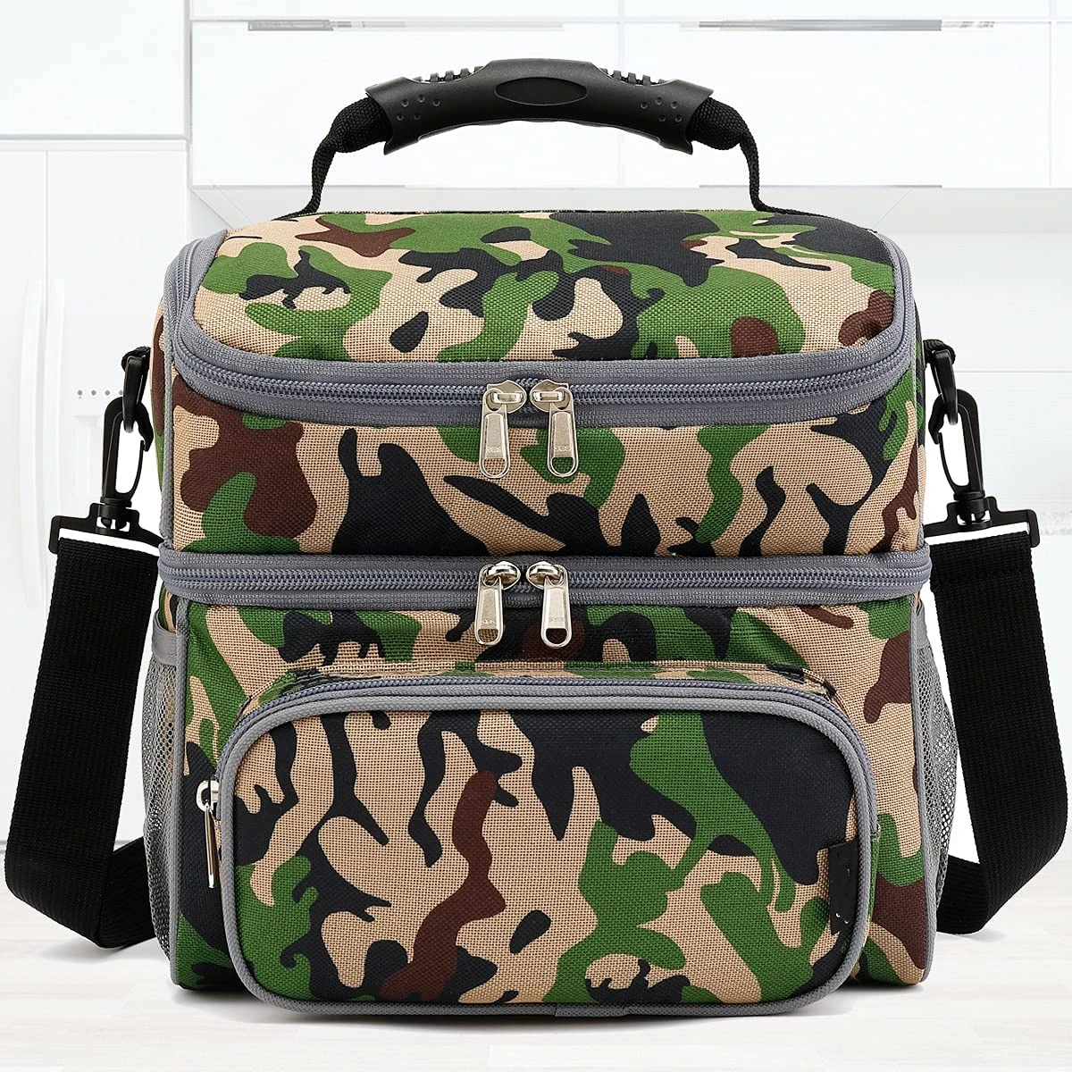 Custom printed picnic thermal insulated outdoor camping soft cooler bag for men