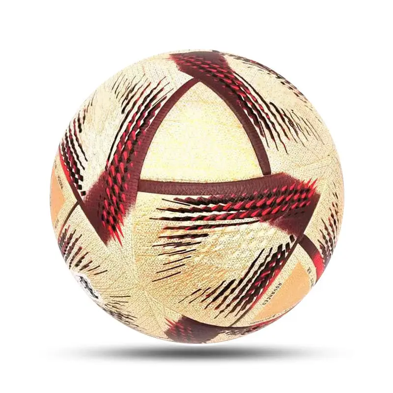 2023  Wholesale 2023 Qatar Soccer Ball Thermal Bonded Football PVC/PU Laminated Soccer