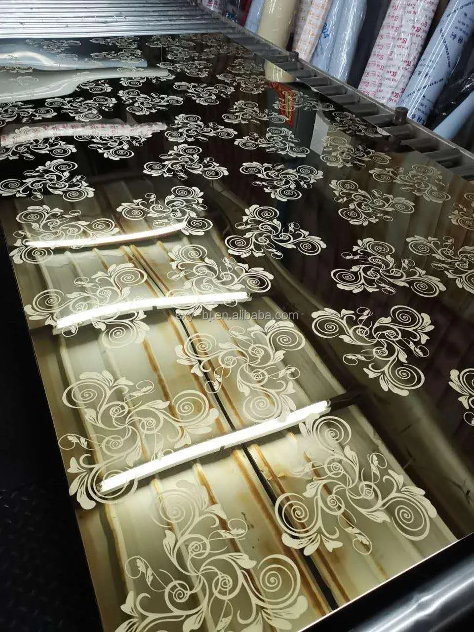 Декоративная лифтовая машина для гравировки нержавеющей стали/машина для химической гравировки листов нержавеющей стали