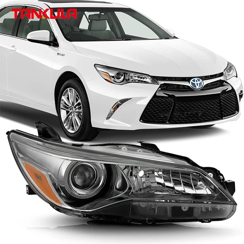 Hot Sale Auto Lighting System Front Head Light Projector Headlamp Headlight For Toyota Camry 2015 2016 2017 Black USA Version
