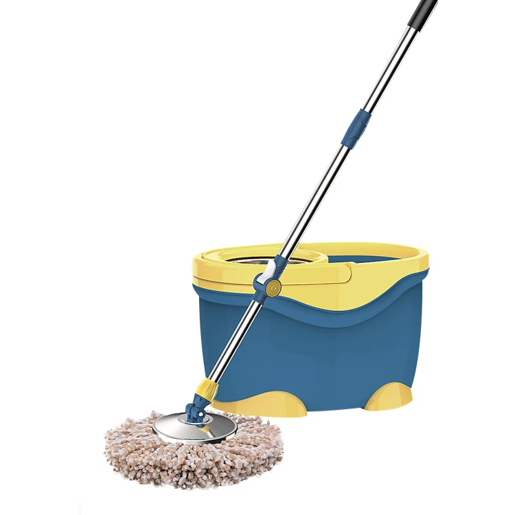 
Free Sample Manufacturer Electrostatic Magic Mop Household Spin Floor Stainless Mop Cleaner Set 