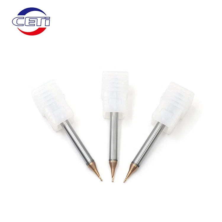Wholesale Carbide End Mills Narrow Path Micro Ball Nose End Mills for CNC Machining