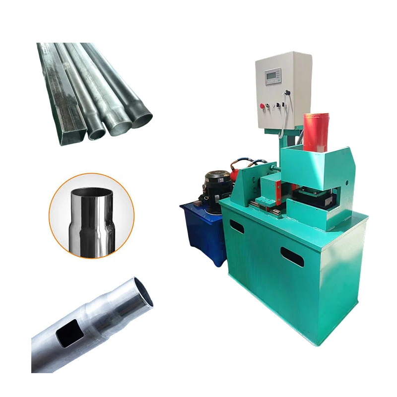 Low Price Steel Pipe Shrinking Machine Automatic Tube Pressing Equipment Pipe Contracting Machine