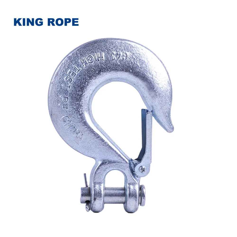 Drop Forged US Type Alloy Steel Lifting Safety Clevis Slip Hook H331/A331 with Latch