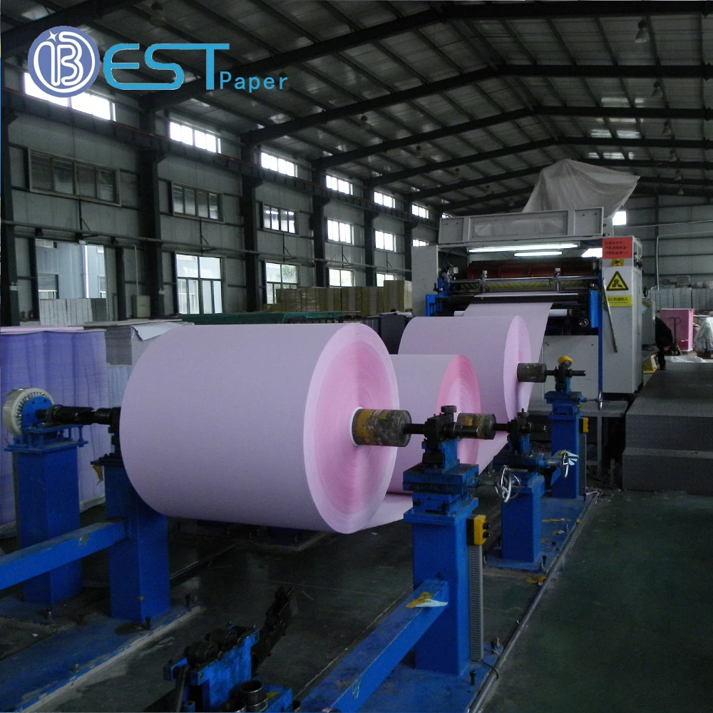 The factory wholesale White & Color carbonless copy paper sheet