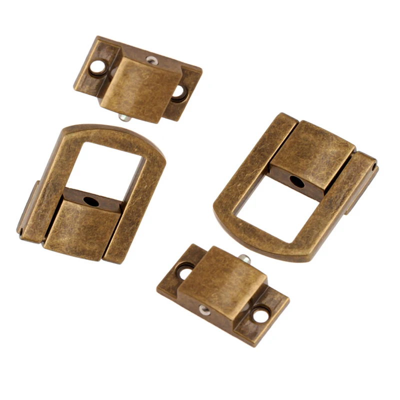 20*25mm,25*32mm Factory Cheap Square  Wooden Box Lock Latch Buckle forJewelry Box