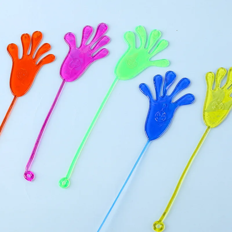 2024 Cheap Toy Promotional TPR Classic Wall Toys Sticky Hands Toy For Kids