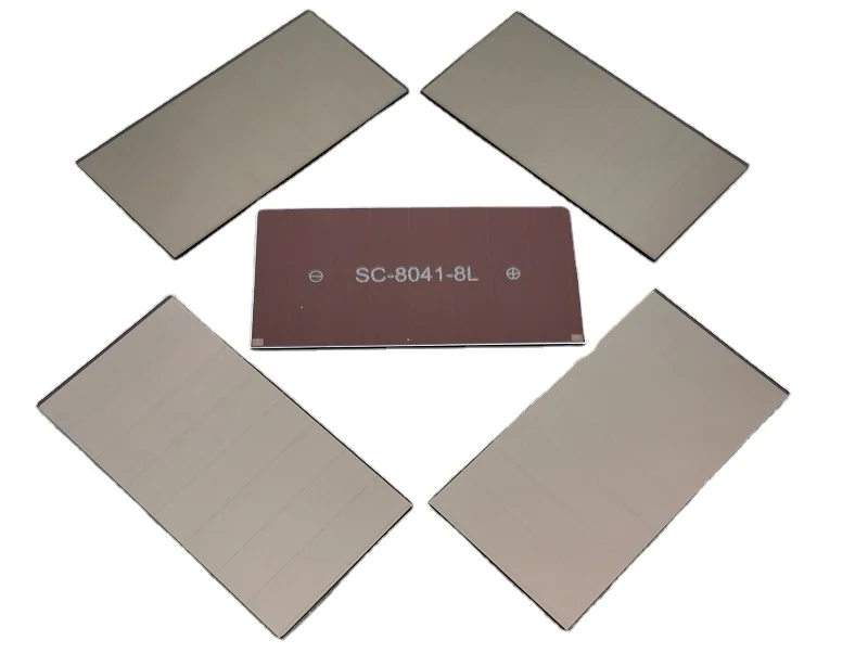 80*41mm Amorphous Silicon Solar Cell Low Light 4V Amorphous Indoor Solar Panel Cell For Photovoltaic Light