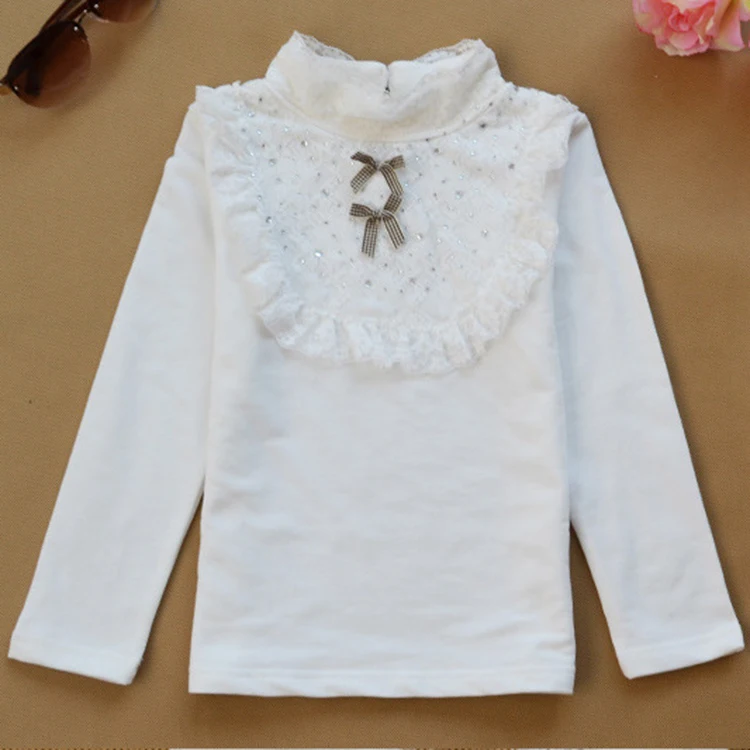 
Factory Direct Sales Girls Spring and Autumn Rose Flower Dress Three-piece Suit 