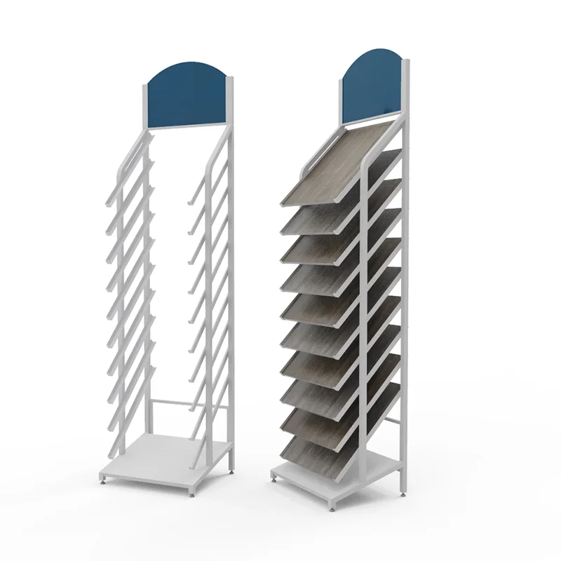 Metal Ceramic Tile Display Rack Tile Storage Stand for Showroom