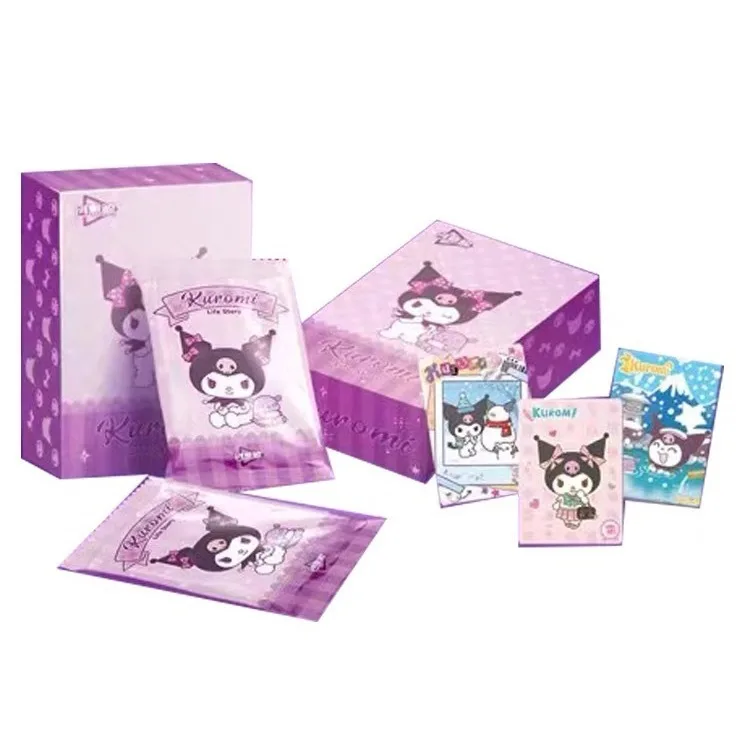 trading card binder Shining sanrioes Cartoon My Melody Cinnamoroll Collectible Game Trading Card Children Toy Christmas Gift