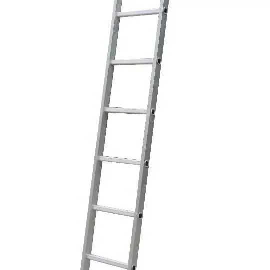 
professional Single European Standard 10 steps aluminum straight ladder TUV certified /EN 