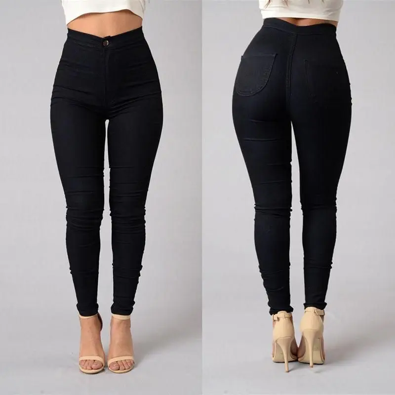 
Korean Casual Pantalones Dama Plus Size Women Pants Pantalones-Jeans Muj Denim Pantalones Jeans 