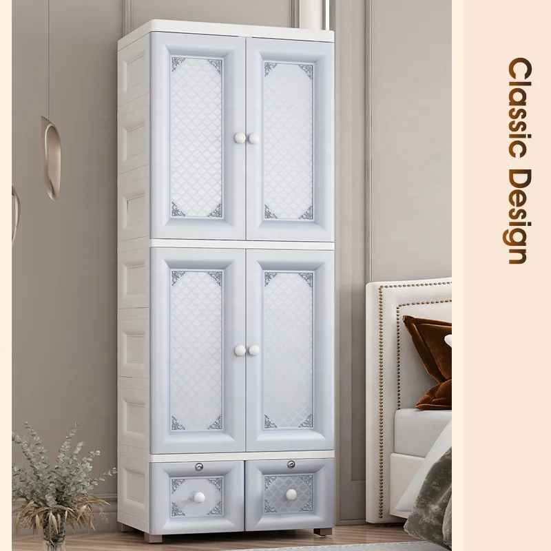 Mutli-layers 3/4/5 layers clothes cupboard wardrobe with hanging and drawer cabinet