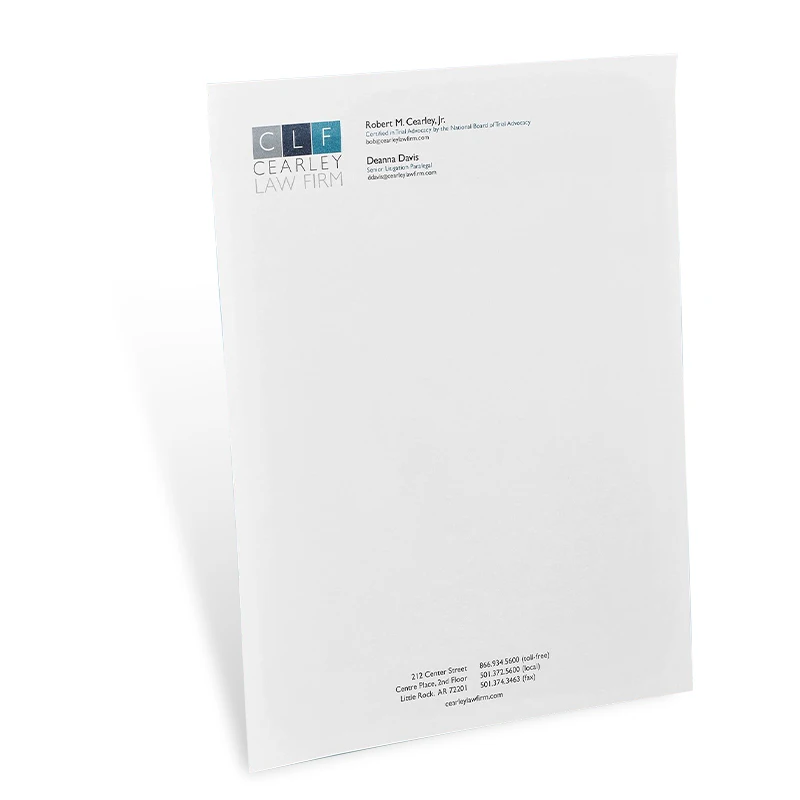 Customizable Cheap A4 Letterhead Art card Guangdong Printing Service
