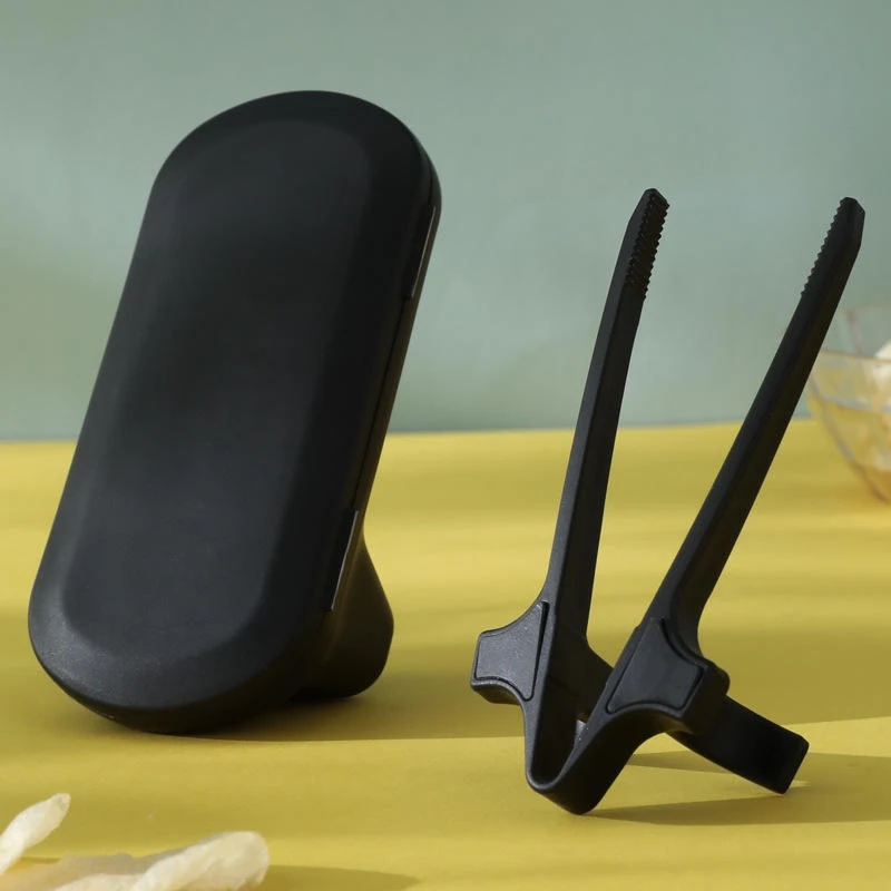 Lazy Chopsticks Helper Finger Wear Chopsticks 11cm Play Game Snack-Pick Finger Chopsticks for Games With Box