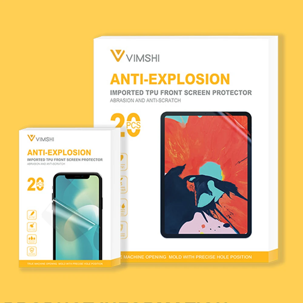 HD tpu films hydrogel screen protector factory manufacturer 12x18cm mobile film cutting machine materials sheet