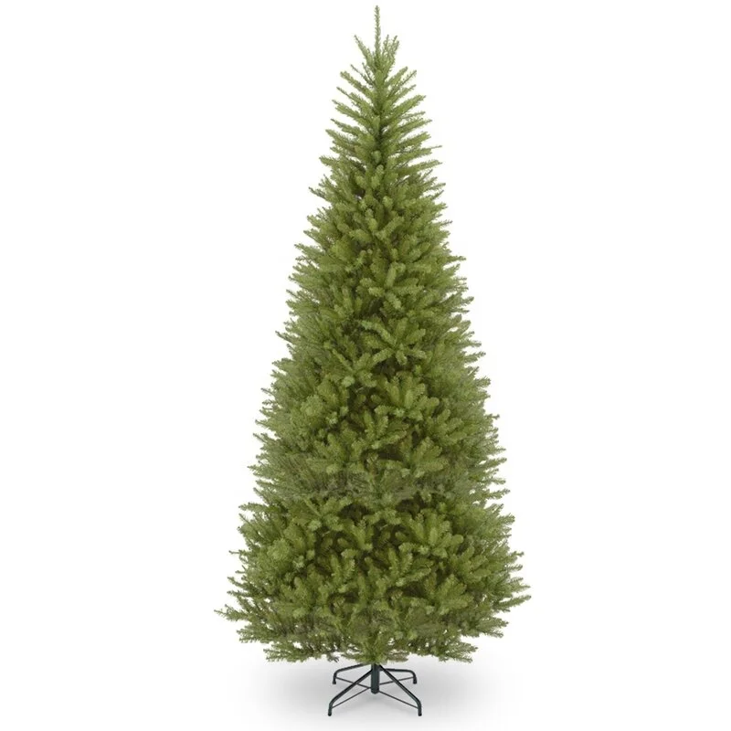 High Quality Artificial PVC PE PET Christmas Tree Slim Branches Can with Customized  Led Light for Decoration