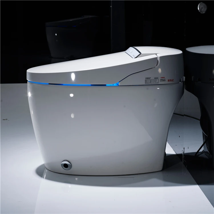 
Western cheap bathroom home WC automatic foot flush intelligent bidet smart toilet 