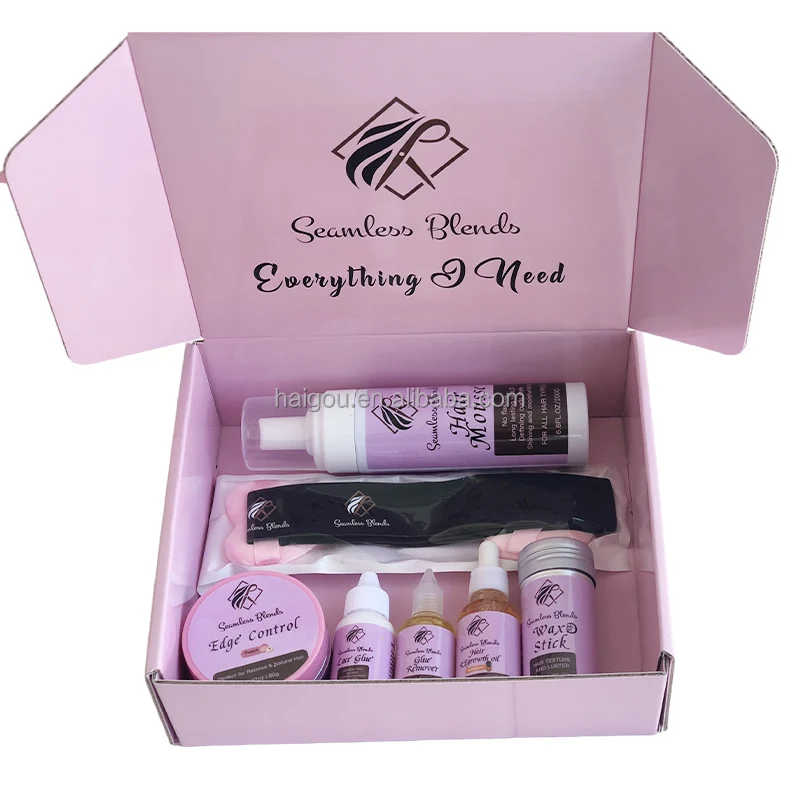 Wholesale High Quality Lace Glue Waterproof Strong Hold Private Label Lace Hair Wig Glue Set