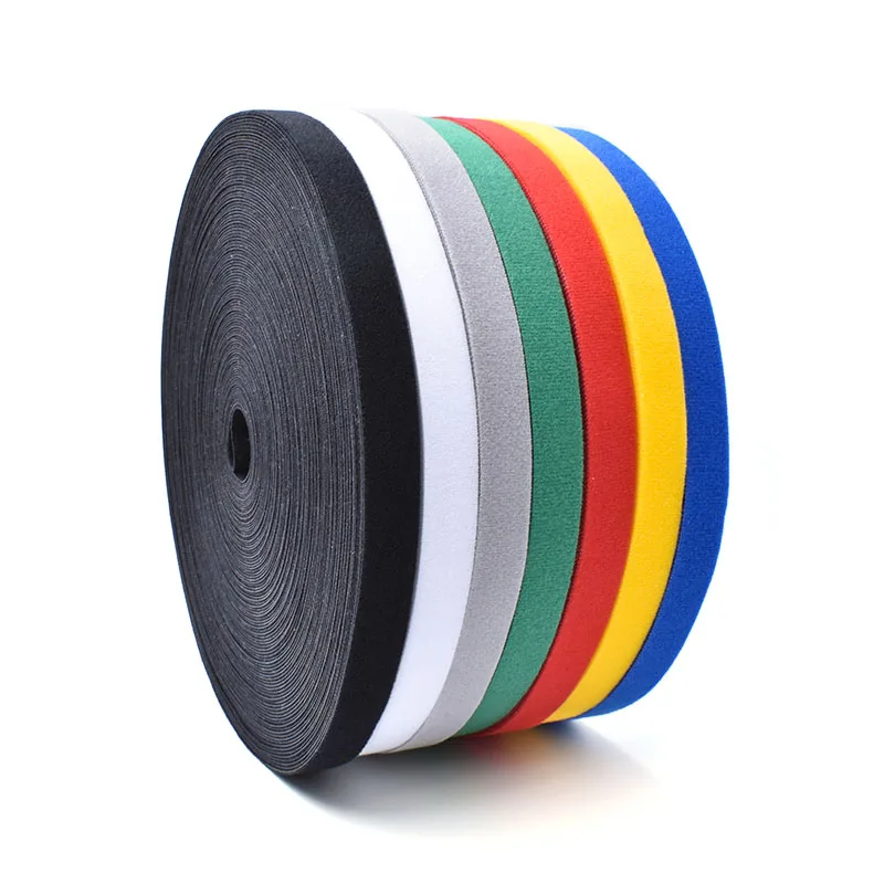 2022 Amazon hot selling hook and loop  double side hook and loop back to back cable tie