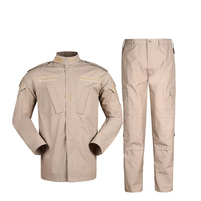 Wholesale Security Jacket Woodland Camouflage Uniform Waterproof Rip-Stop Combat Training Jacket